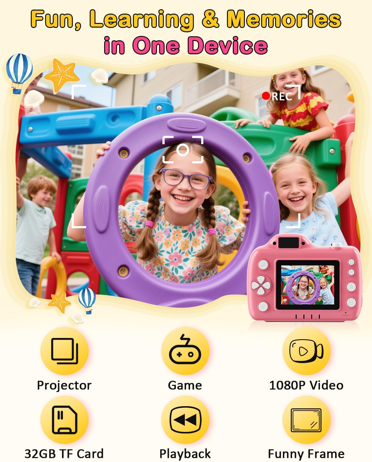 kid cemera projector