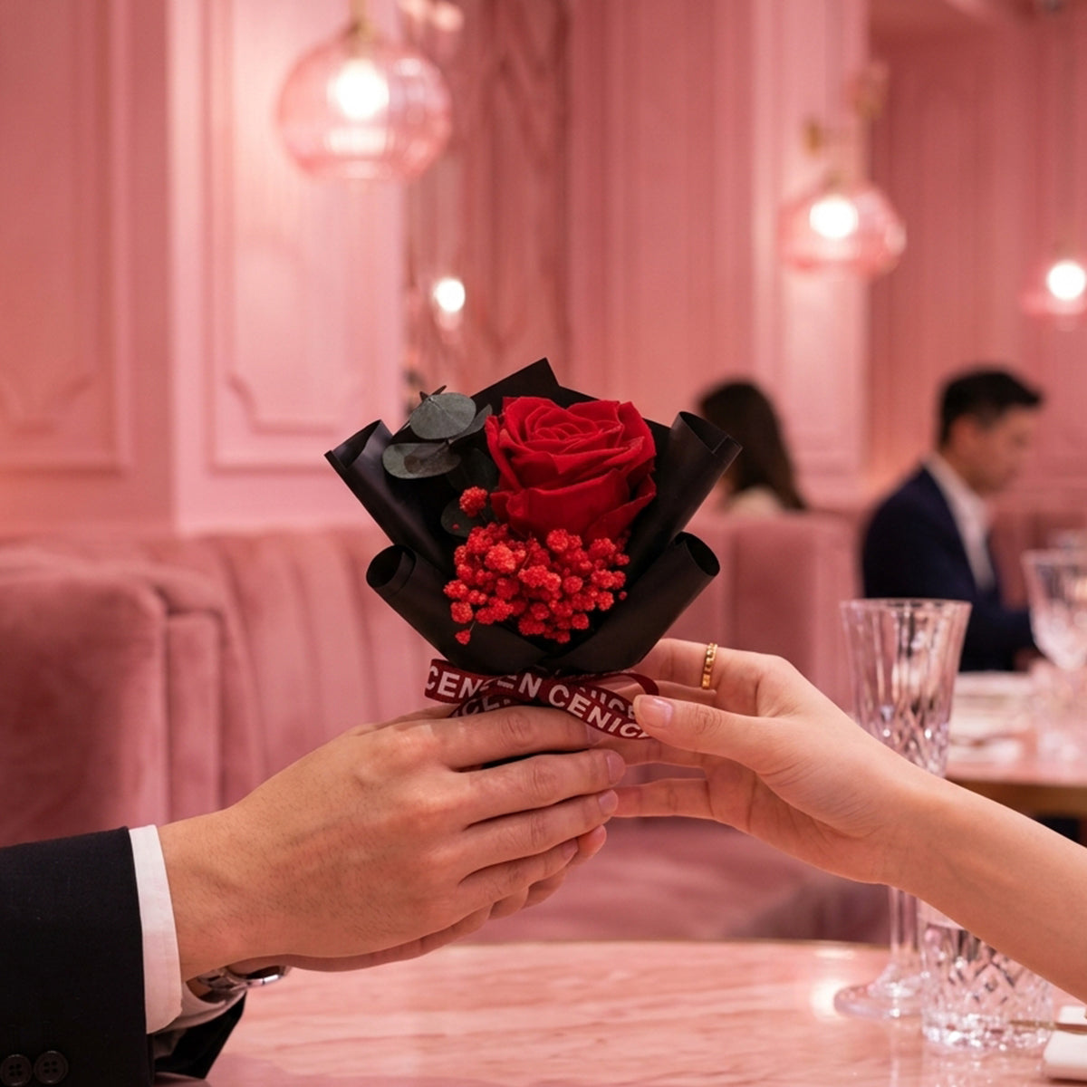 RoseGy™ Handmade & Standable Mini Bouquets for Her & Car (Best Gift)