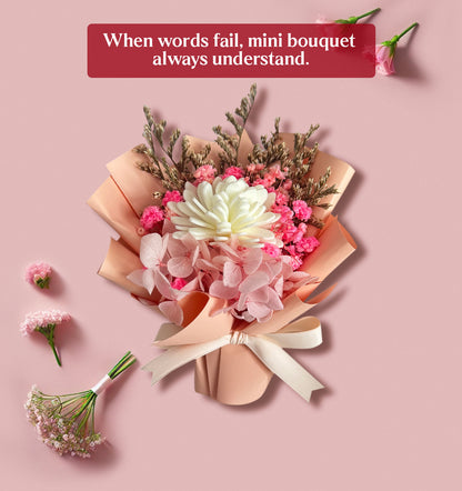 RoseGy™ Handmade & Standable Mini Bouquets for Her & Car (Best Gift)