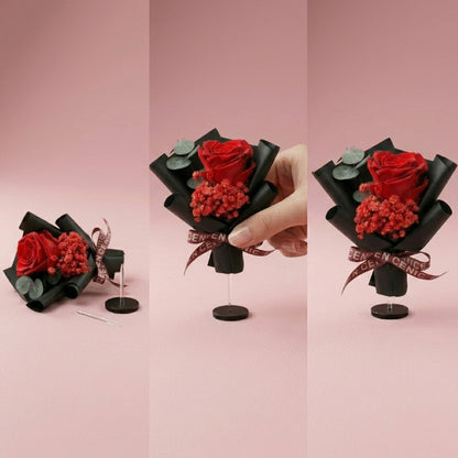 RoseGy™ Handmade & Standable Mini Bouquets for Her & Car (Best Gift)
