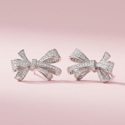 buterfly bow jewelry earbuds acessory