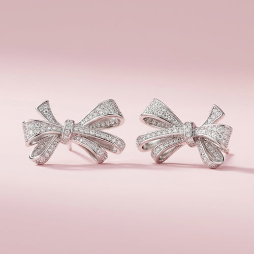 buterfly bow jewelry earbuds acessory