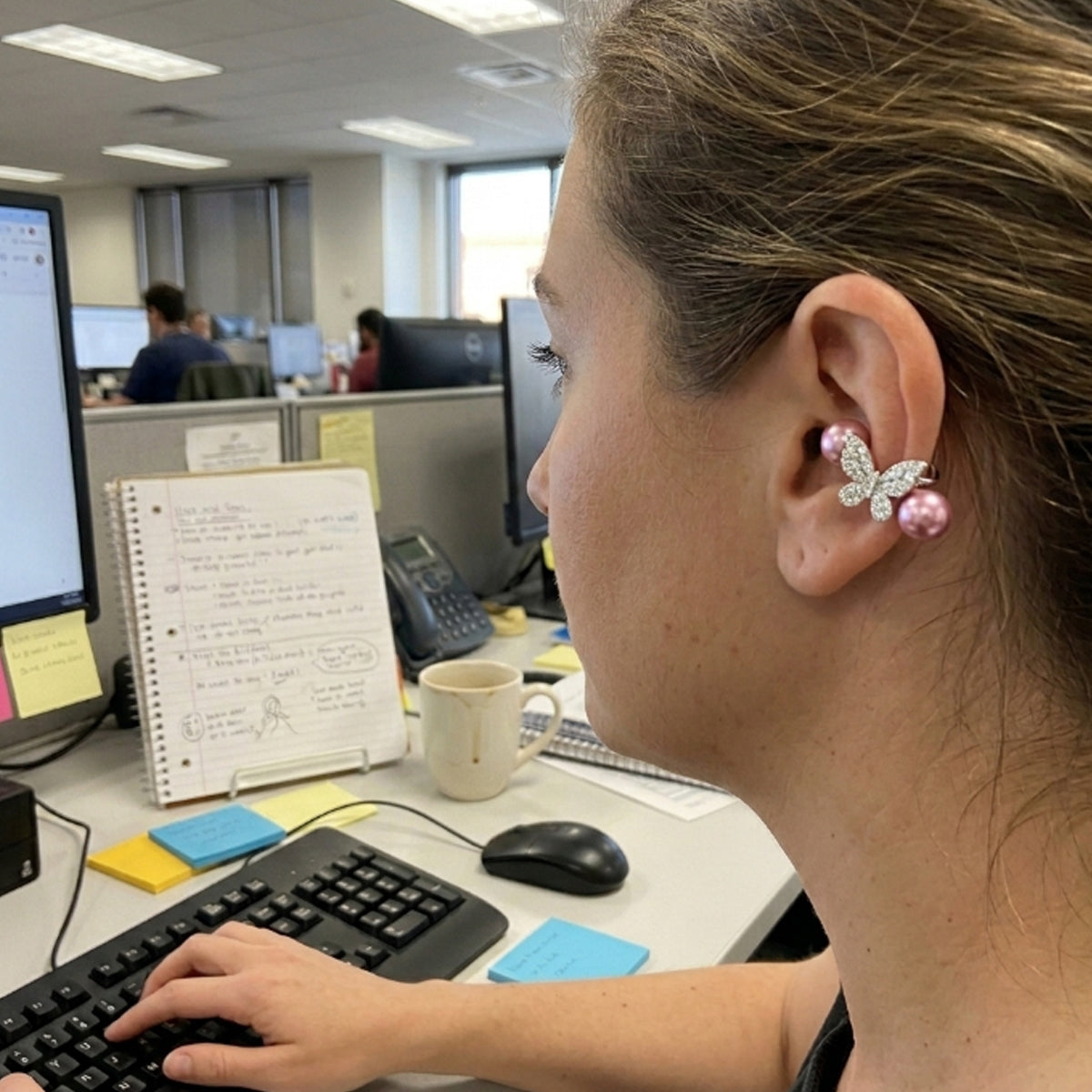earbuds buterfly acessory