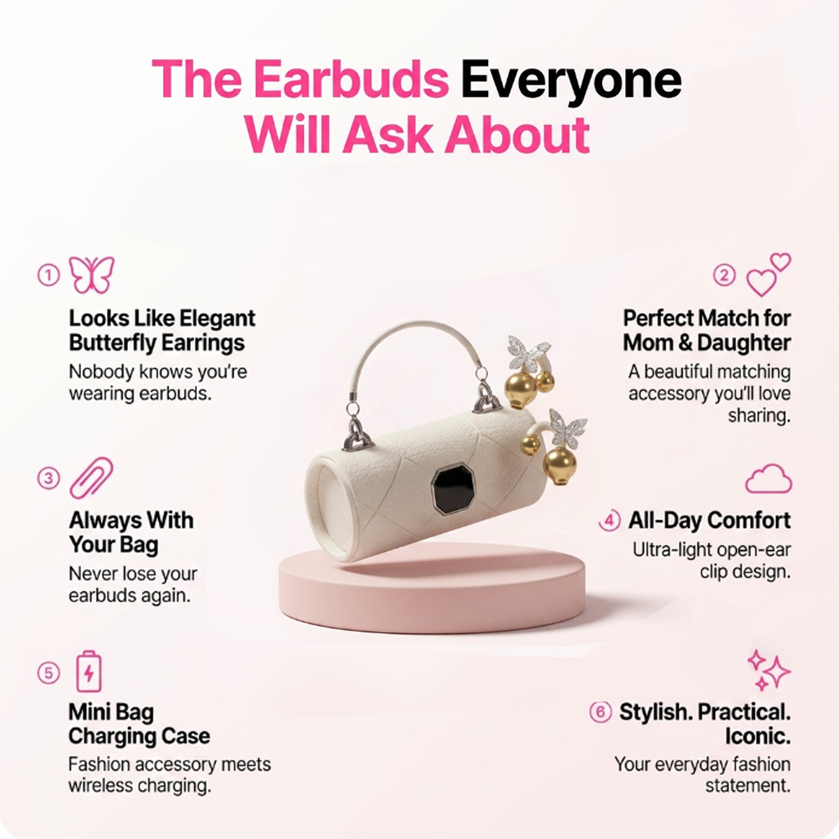 Butterfly mini bag beats
