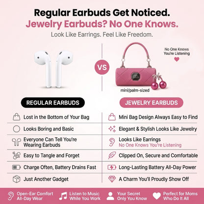 Buterfly bow earbuds