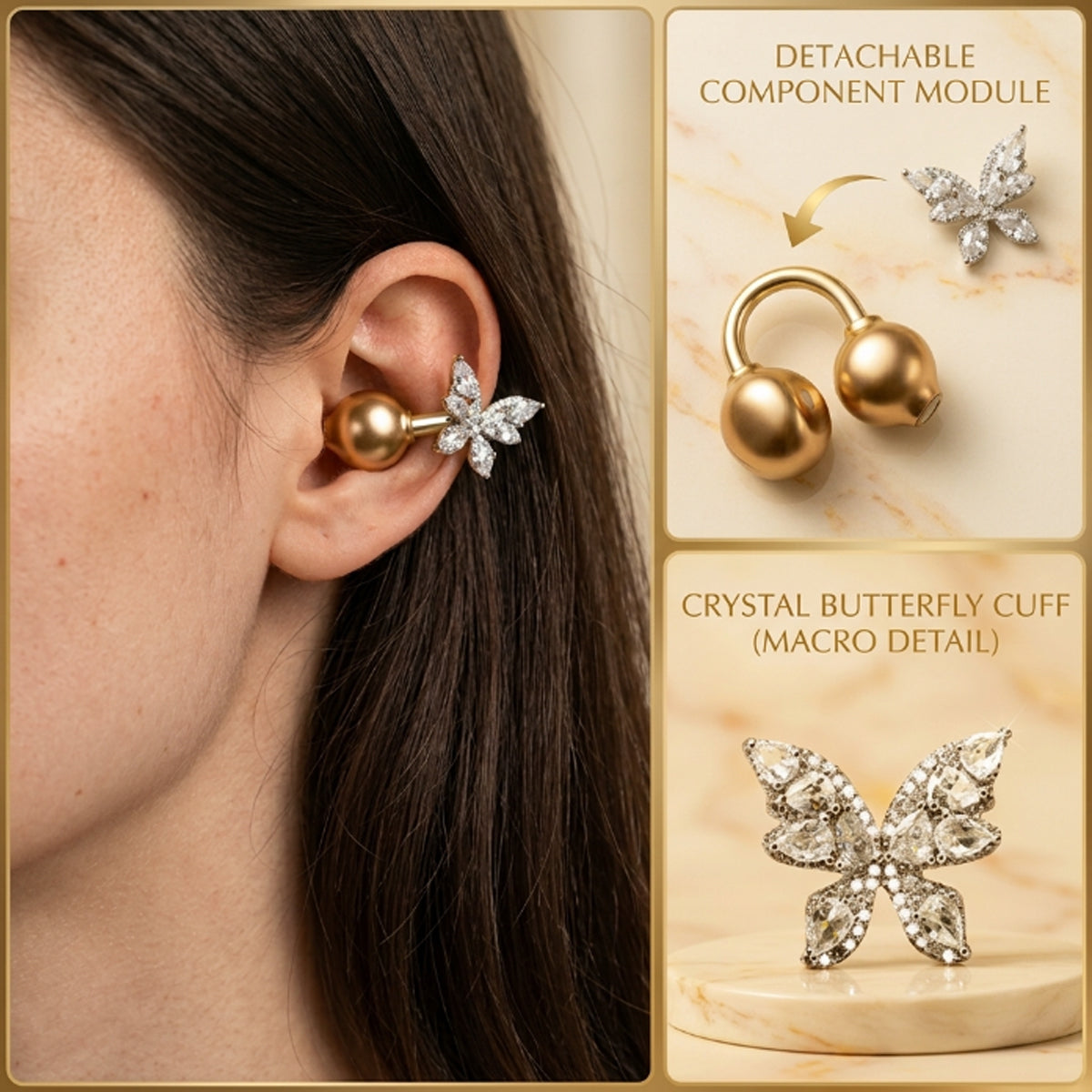 earbuds buterfly acessory