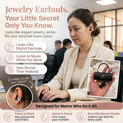 Buterfly bow earbuds