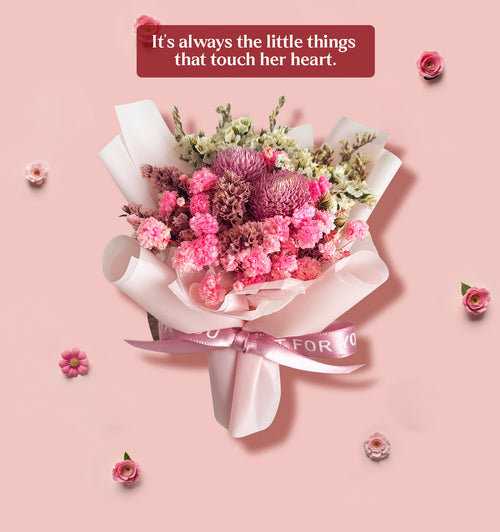 RoseGy™ Handmade & Standable Mini Bouquets for Her & Car (Best Gift)