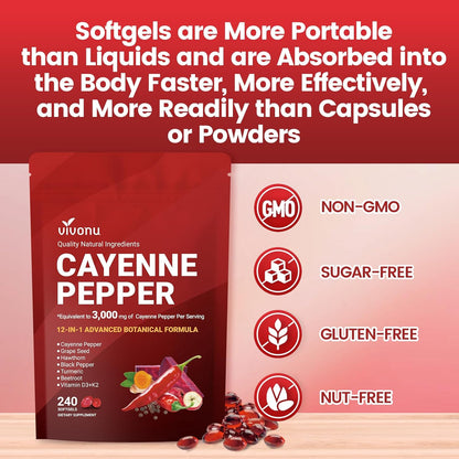 Men’s Performance & Timing Support – Cayenne Pepper Advanced Formula