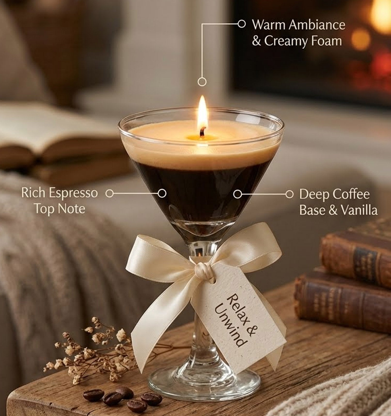 RoseGy™ Original Espresso Martini Candle
