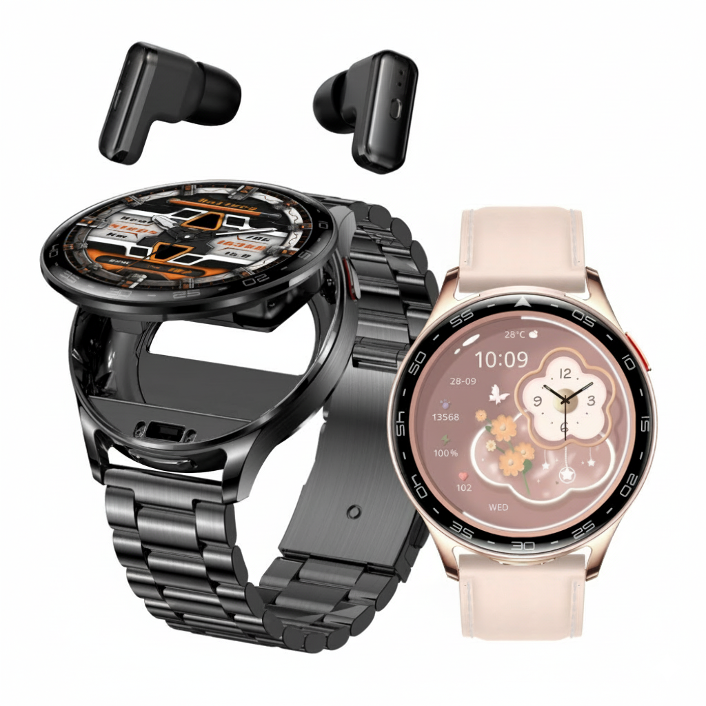 RoseGy™ Revolutionary 2-in-1 Smartwatch and Earbuds