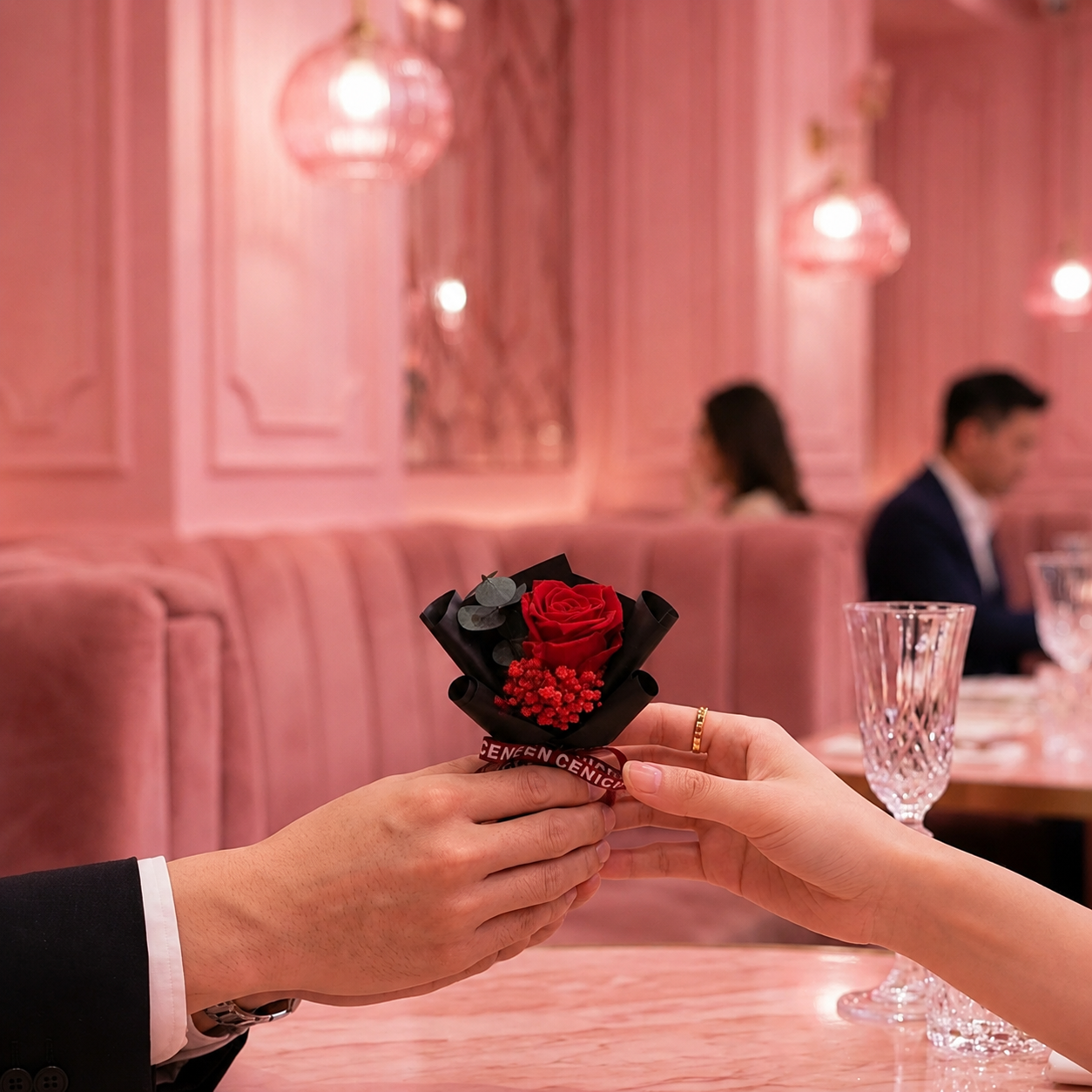 RoseGy™ Handmade & Standable Mini Bouquets for Her & Car (Best Gift)