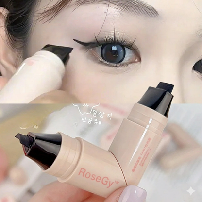 RoseGy™ Waterproof Eyeliner Stamp Quick Dry Long Lasting , Stamp Rotatable Portable
