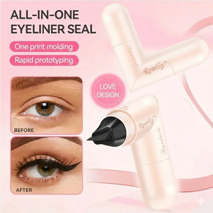 RoseGy™ Waterproof Eyeliner Stamp Quick Dry Long Lasting , Stamp Rotatable Portable