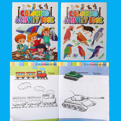 Coloring Activity Books (A4, Suitable for Large, Random Pictures)