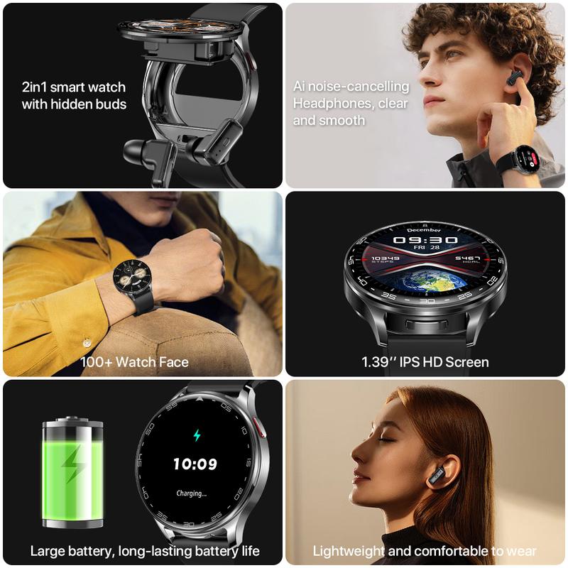 RoseGy™ Revolutionary 2-in-1 Smartwatch and Earbuds