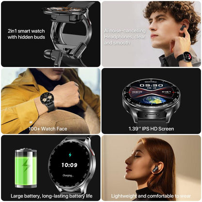 RoseGy™ Revolutionary 2-in-1 Smartwatch and Earbuds