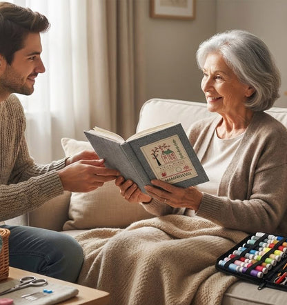 RoseGy™The Perfect embroidery stitch book Gift for the Mom