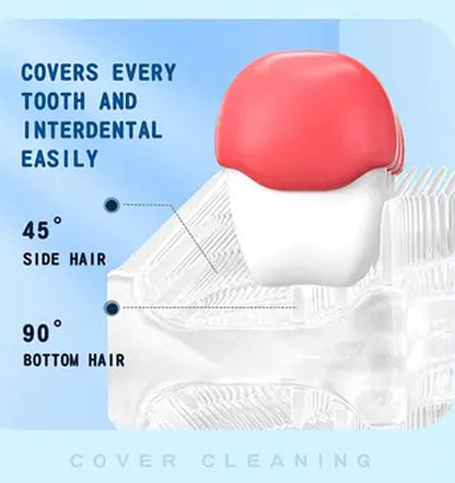 Rosegy  Kids U-Shaped Electric Toothbrush (Ages 6–12) – Dinosaur Design, 360° Cleaning, 5 Modes, Waterproof