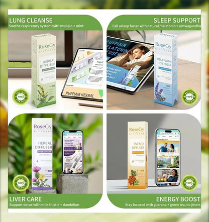 RoseGy™ Lung Cleanse Herbal Diffuser pen