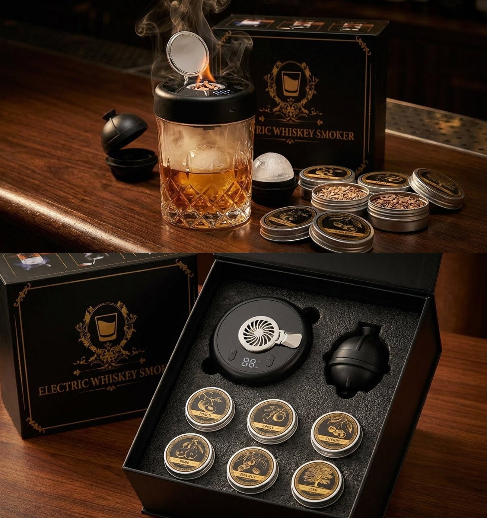 Whisky Electric Smoke 5.0. An Elegant Way to Smoke Your Whiskey at Home