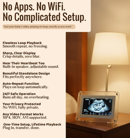 BabyPy First Capture Digital Frame (Live Ultrasound Digital Frame)