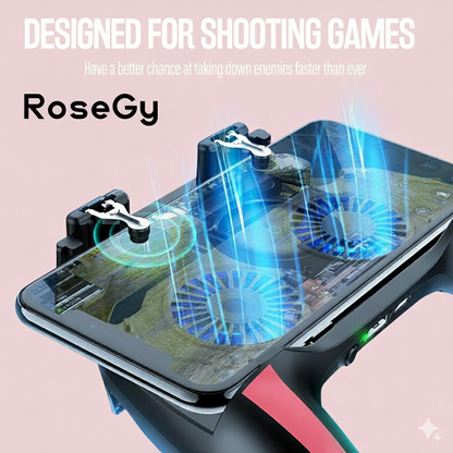 RoseGy™ Pro FPS Gaming Grip/Game Pad for Call of Duty/PUBG/Fortnite (4.7-7" Android & iPhone)