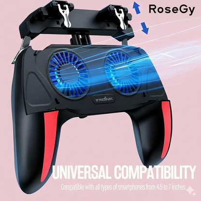 RoseGy™ Pro FPS Gaming Grip/Game Pad for Call of Duty/PUBG/Fortnite (4.7-7" Android & iPhone)