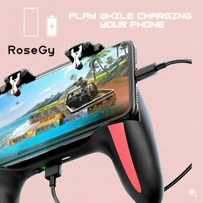 RoseGy™ Pro FPS Gaming Grip/Game Pad for Call of Duty/PUBG/Fortnite (4.7-7" Android & iPhone)