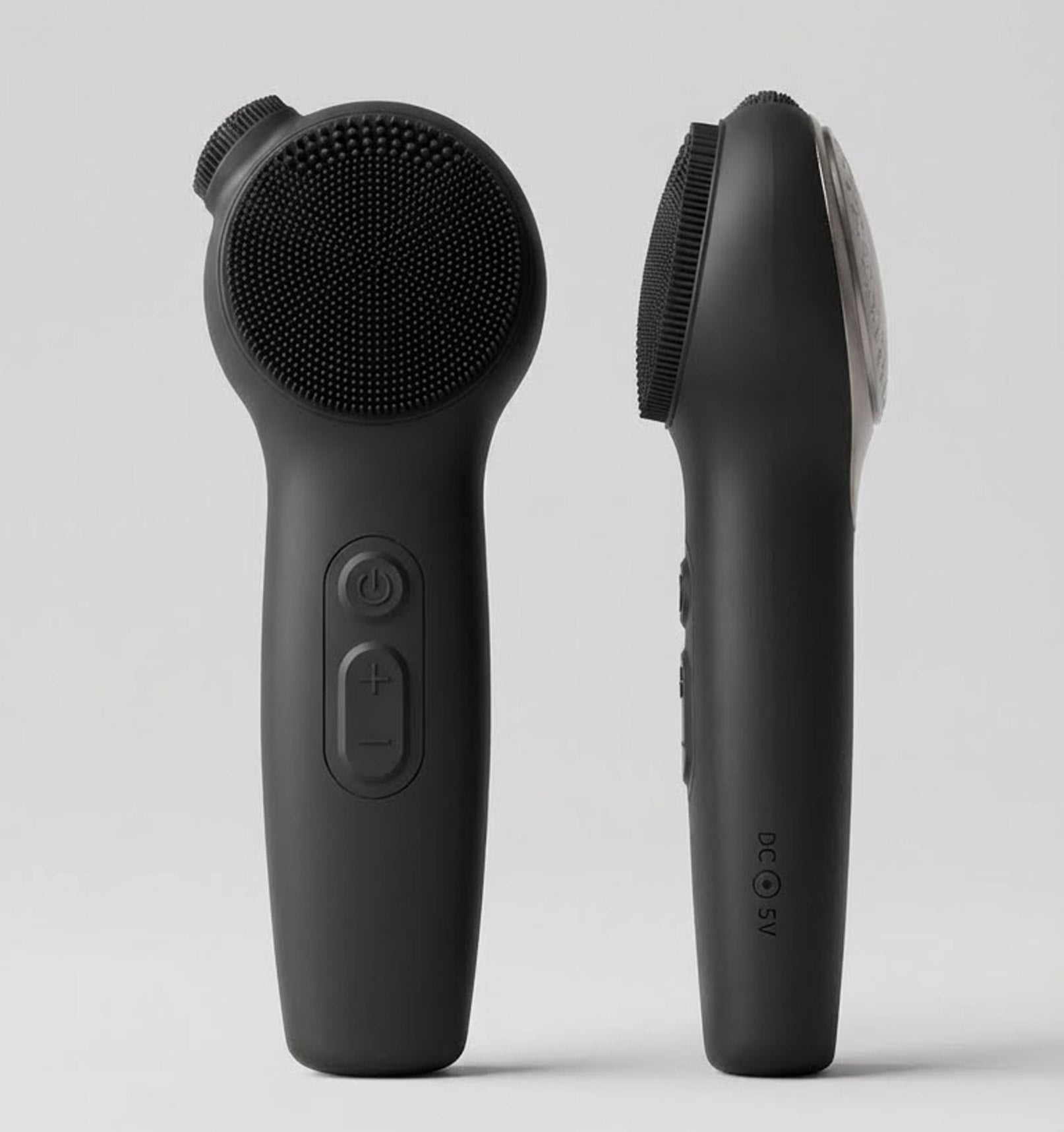 Silicone Deep Face Scrubber, Waterproof Rechargeable , 5 Cleansing Modes with Nose Brush