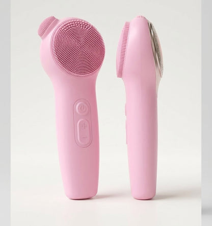Silicone Deep Face Scrubber, Waterproof Rechargeable , 5 Cleansing Modes with Nose Brush