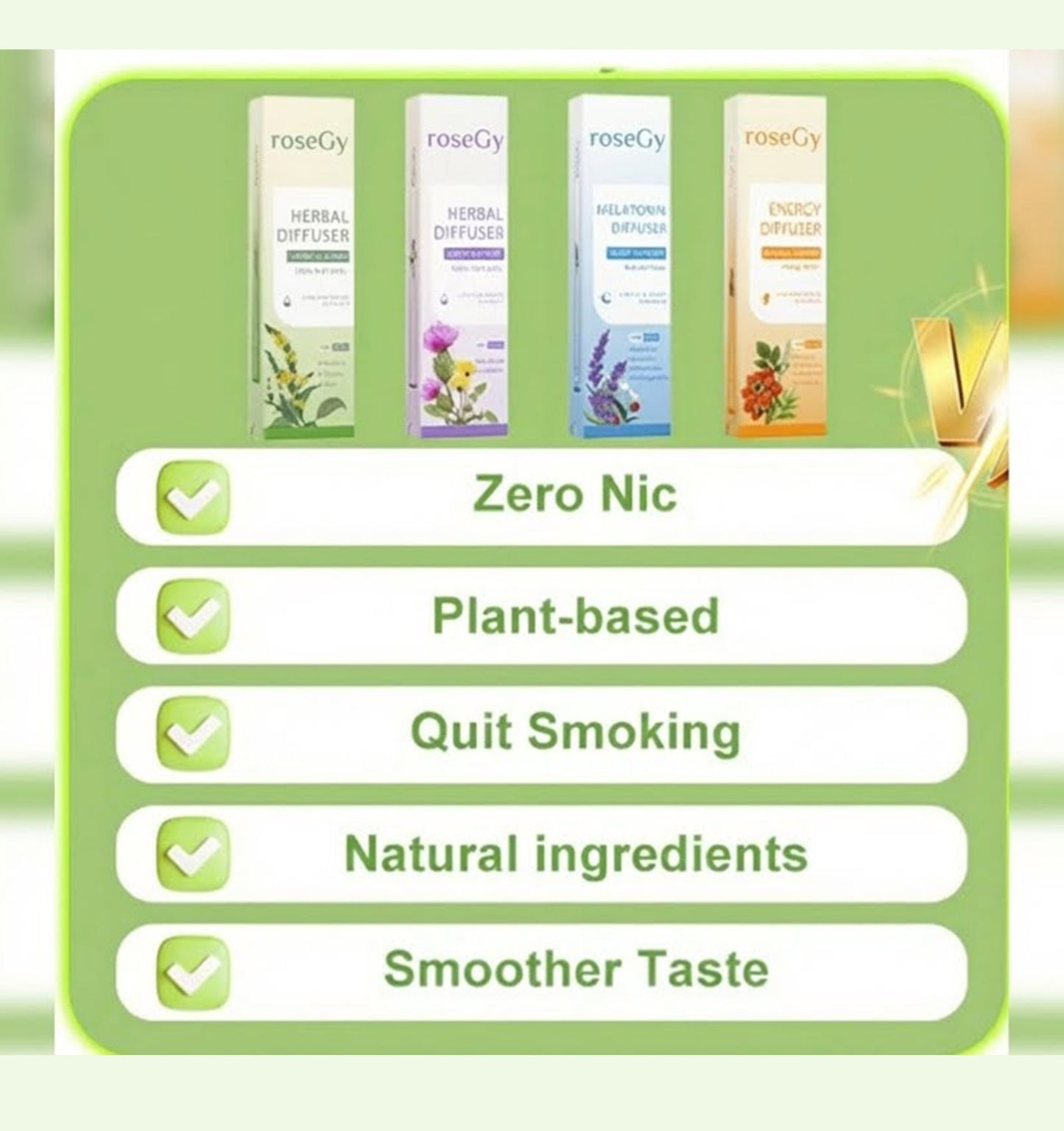 RoseGy™ Lung Cleanse Herbal Diffuser pen