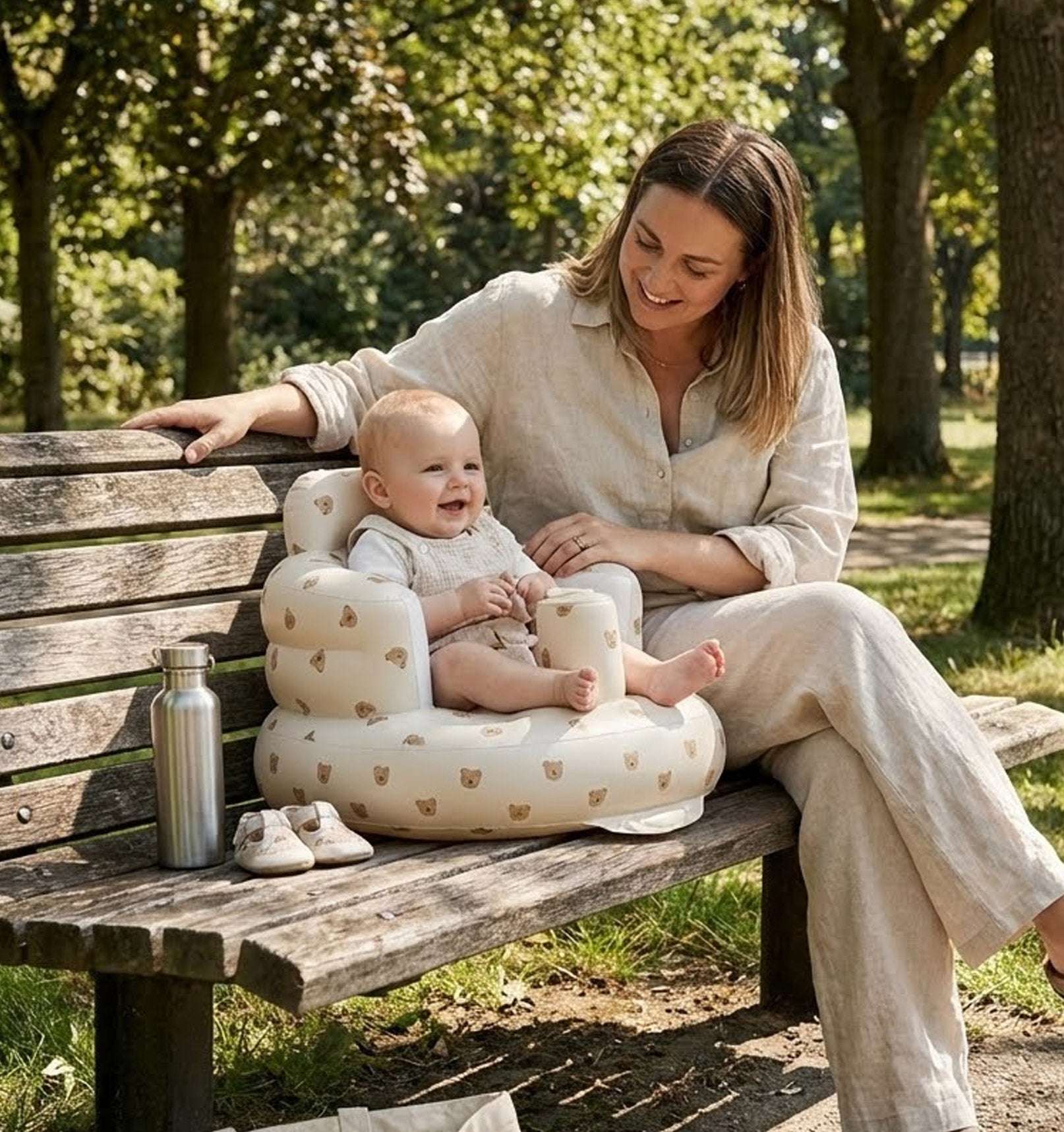 RoseGy™ Inflatable Baby chair 5.0 with Built-in Pump