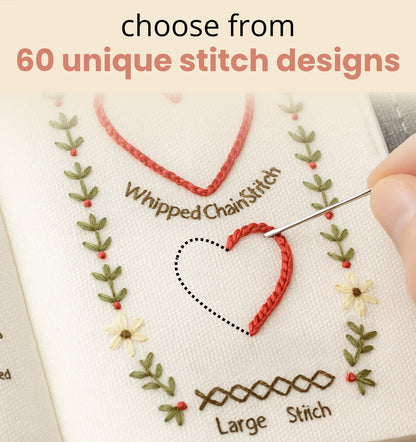 RoseGy™  A Thoughtful Gift She’ll Actually Use  embroidery stitch book Gift