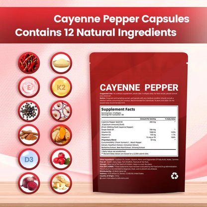Men’s Performance & Timing Support – Cayenne Pepper Advanced Formula