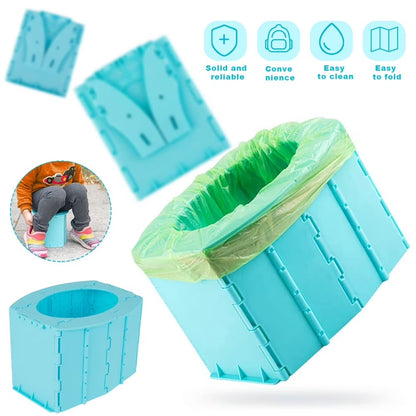 RoseGy™ Portable Folding Travel Potty for Toddlers – Reusable Kids Potty for Travel & Training
