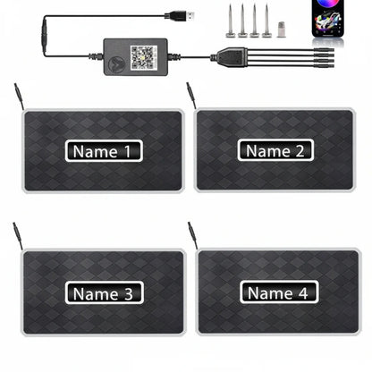 RoseGy™ Passenger Princess Custom Name Car Mat 3.0