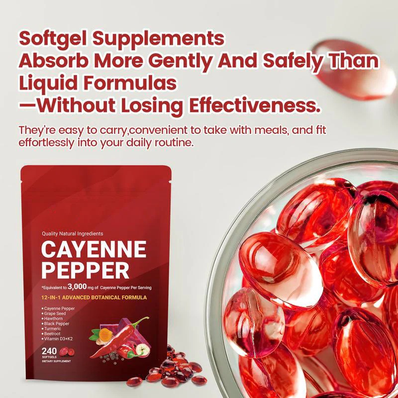Men’s Performance & Timing Support – Cayenne Pepper Advanced Formula