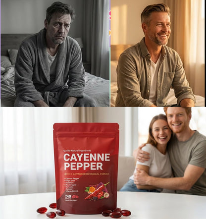 Men’s Performance & Timing Support – Cayenne Pepper Advanced Formula