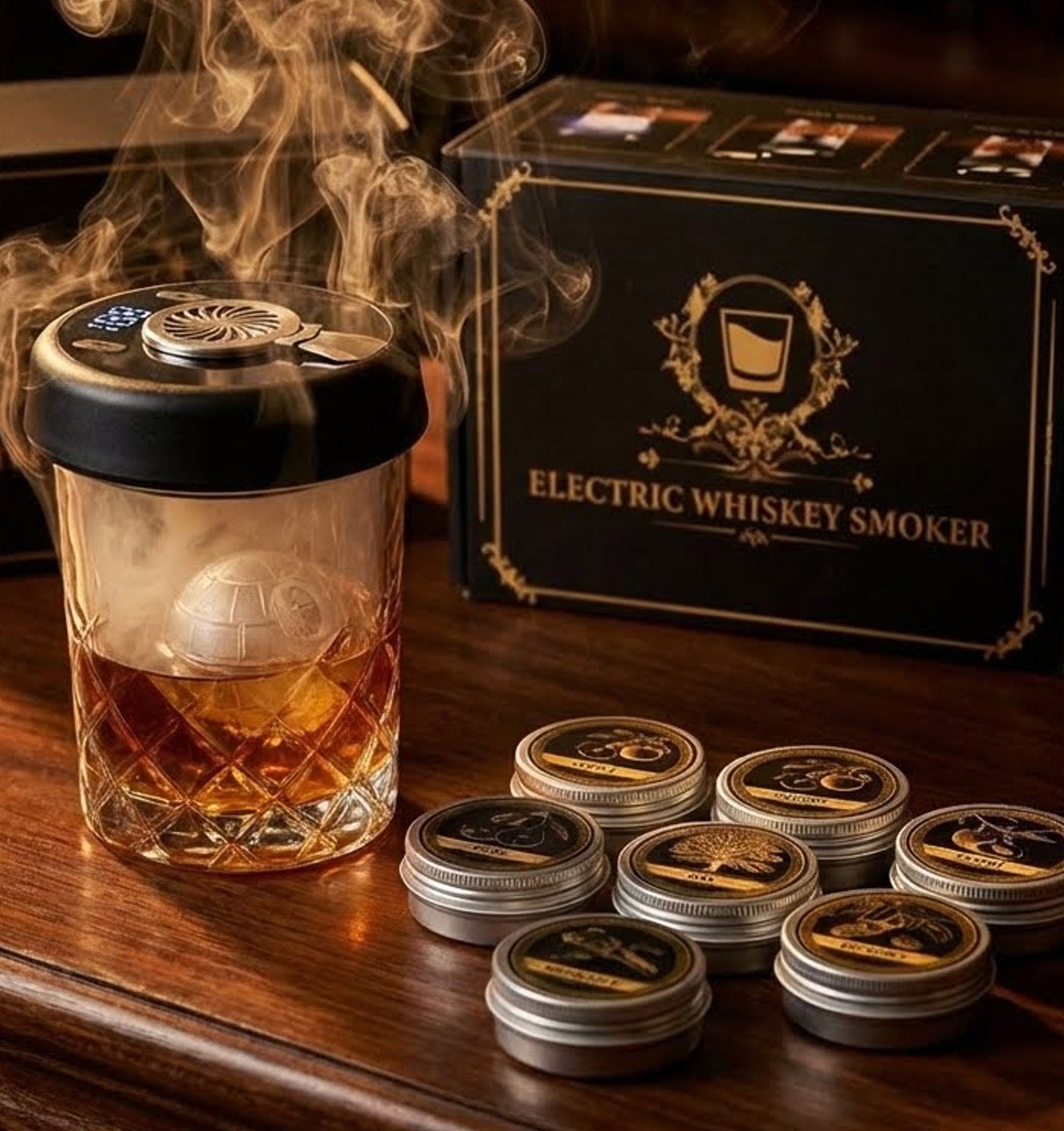 Whisky Electric Smoke 5.0. An Elegant Way to Smoke Your Whiskey at Home