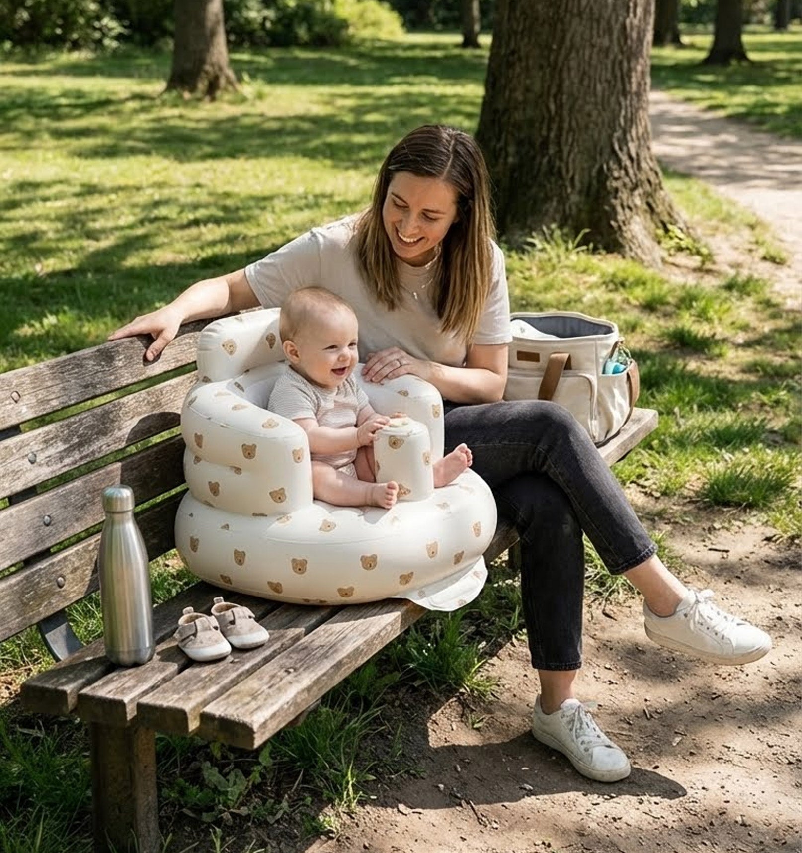 RoseGy™ Inflatable Baby chair 5.0 with Built-in Pump