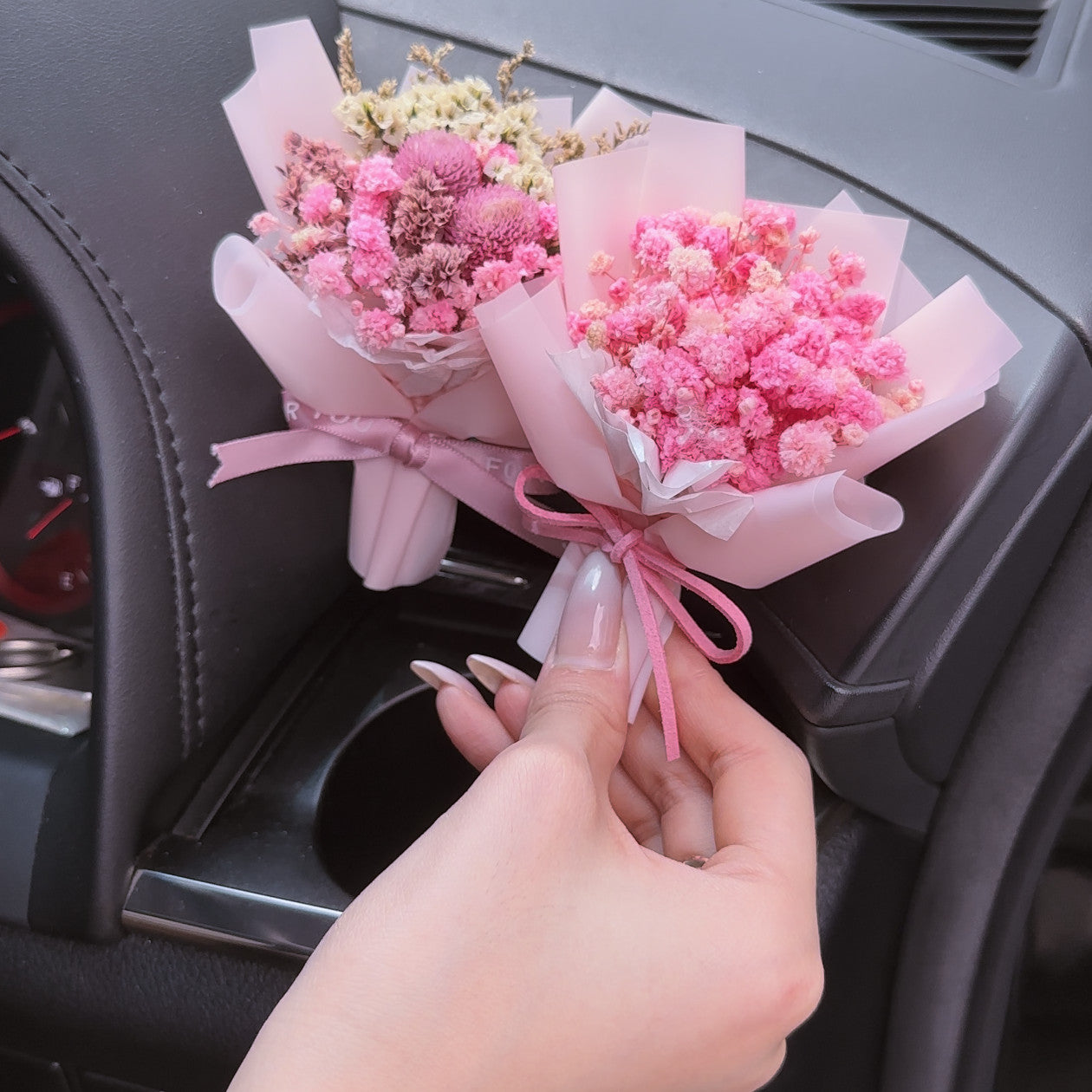 RoseGy™ Handmade & Standable Mini Bouquets for Her & Car (Best Gift)