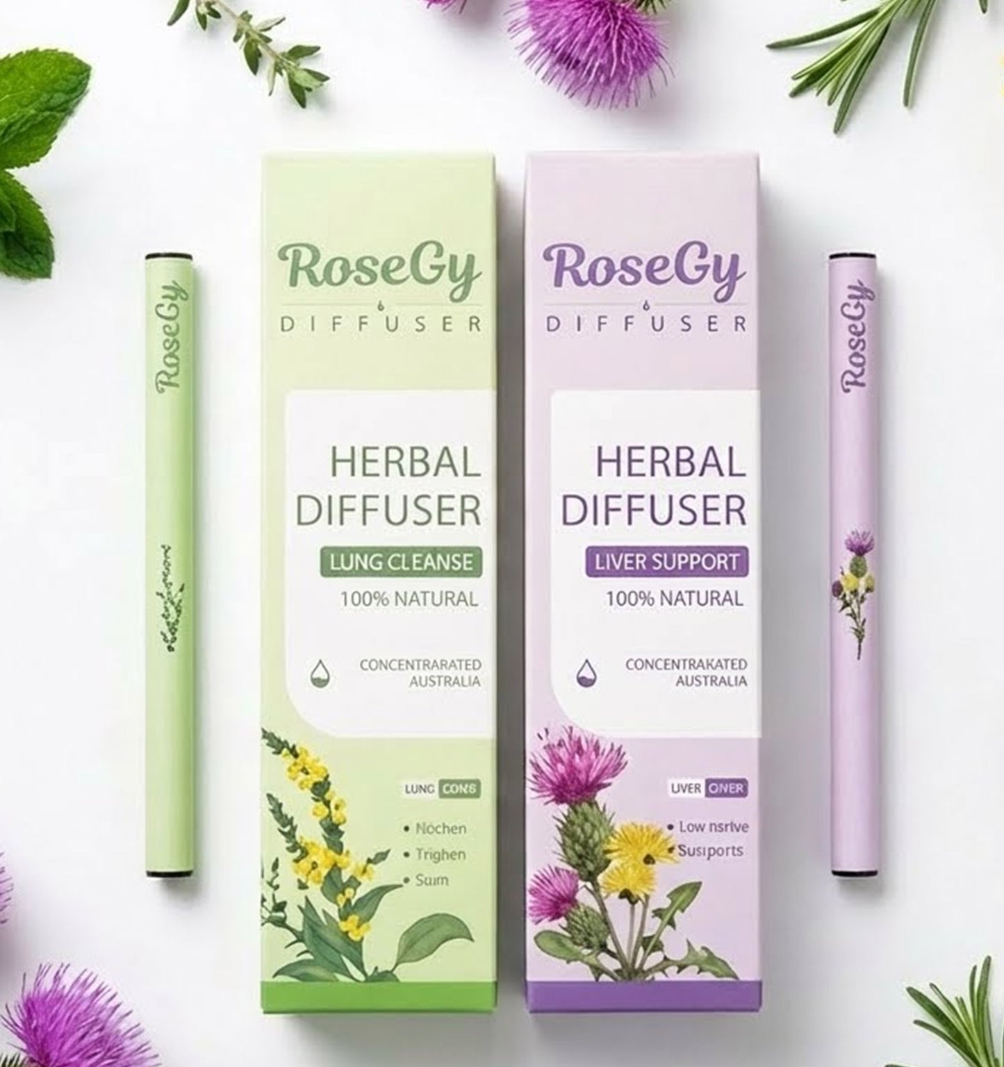 RoseGy™ Lung Cleanse Herbal Diffuser pen