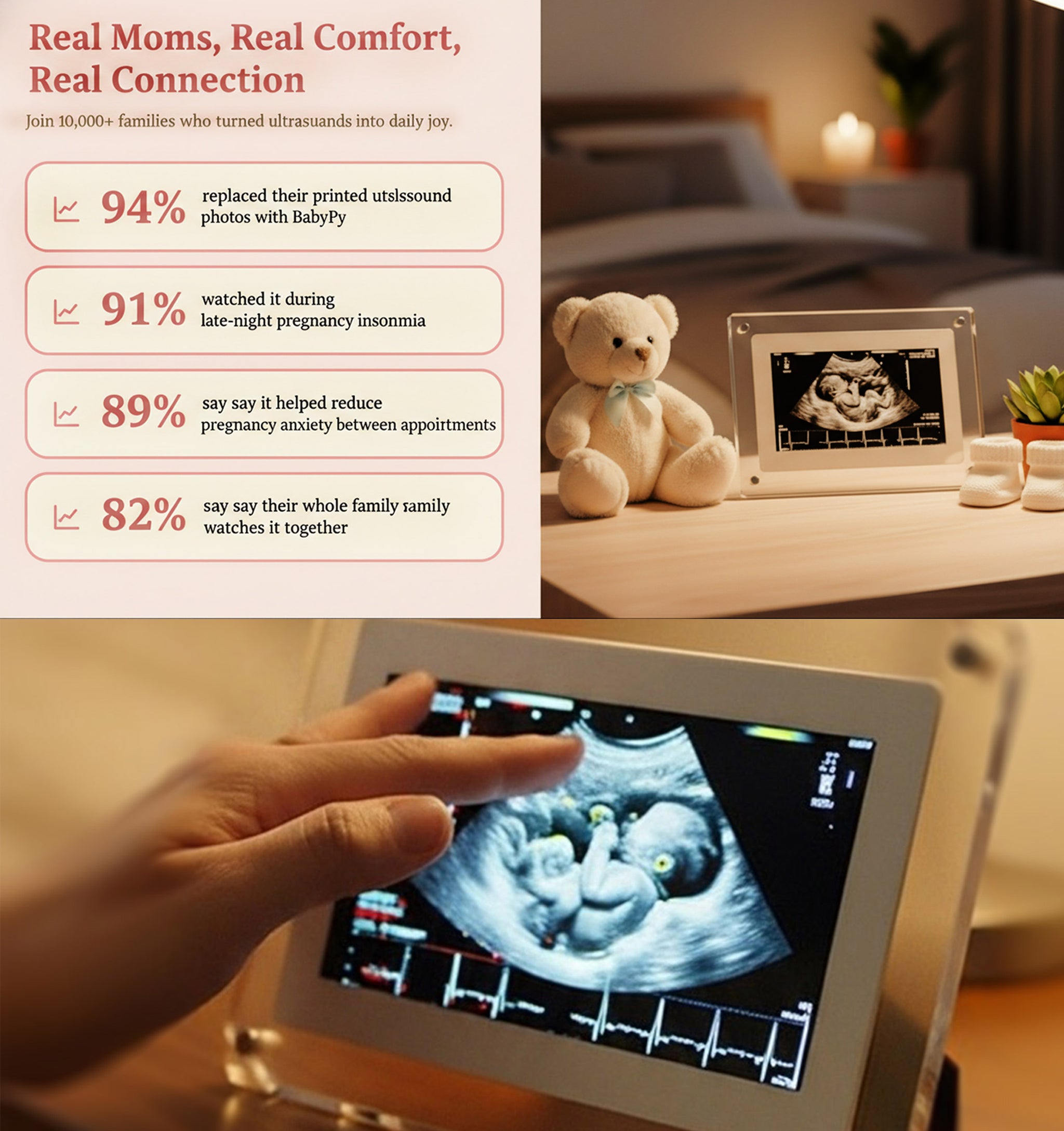 BabyPy First Capture Digital Frame (Live Ultrasound Digital Frame)