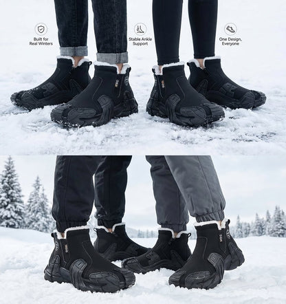 Rosegy winter boots water proof