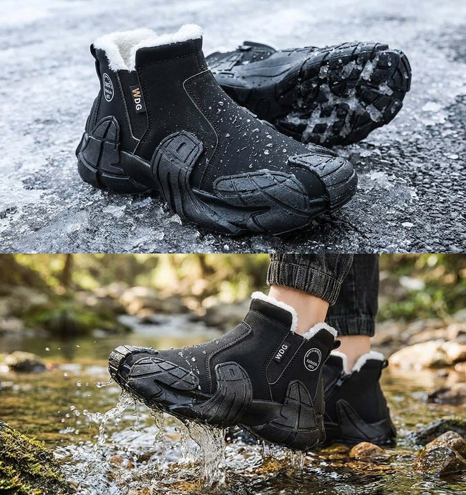 Rosegy winter boots water proof