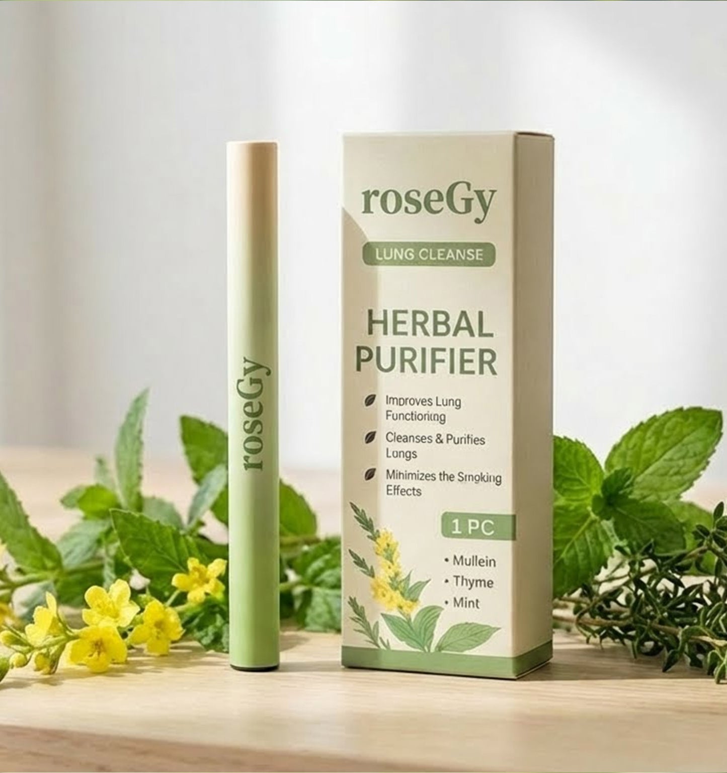 RoseGy™ Lung Cleanse Herbal Diffuser pen