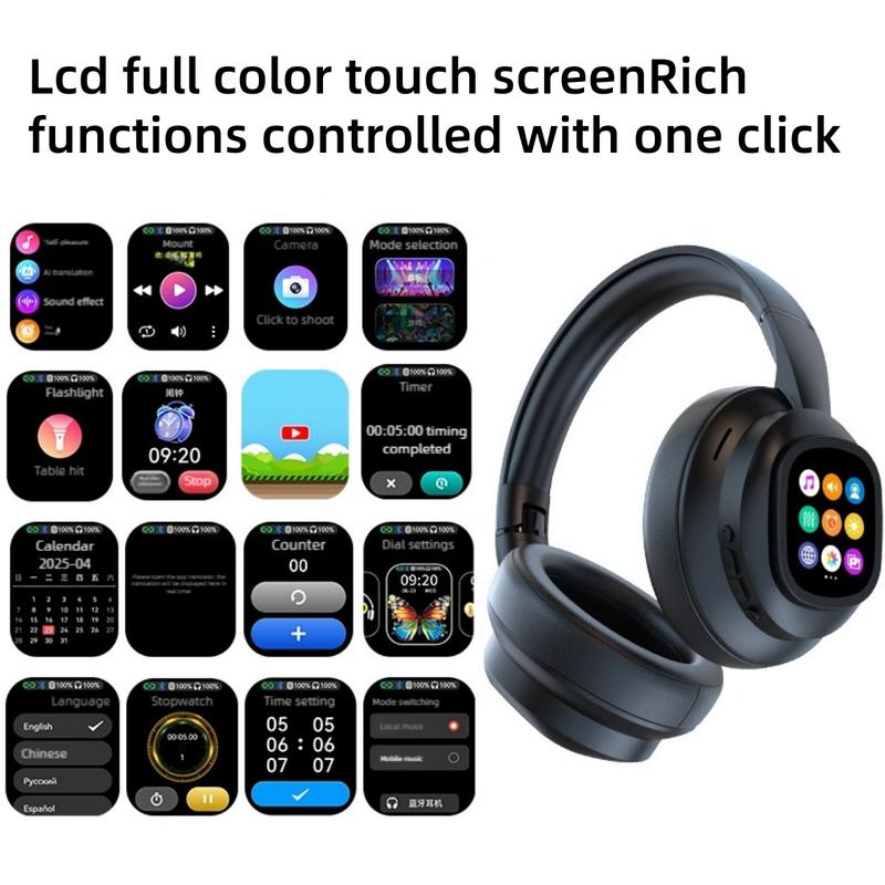 RoseGy™ Revolutionary Detachable Screen Headphone with ai translation