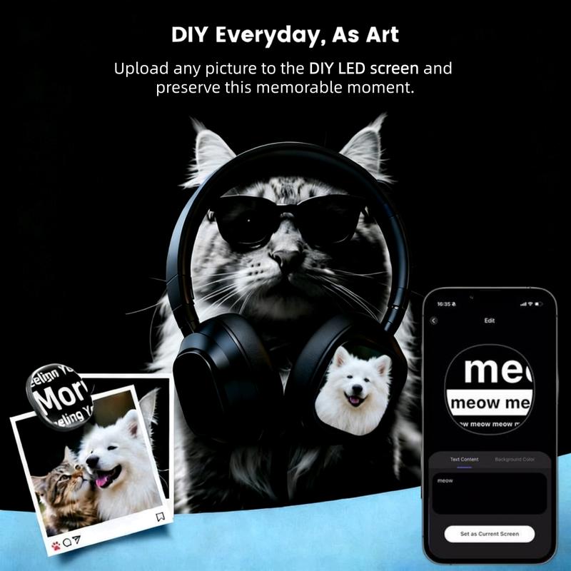 RoseGy™ Revolutionary Detachable Screen Headphone with ai translation