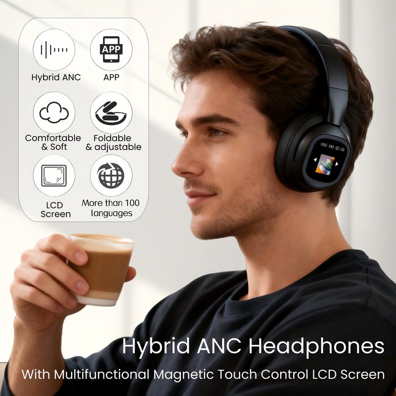 RoseGy™ Revolutionary Detachable Screen Headphone with ai translation